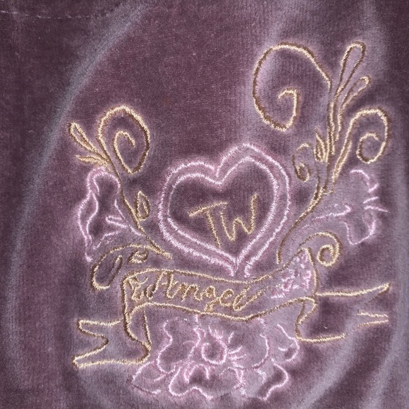 Rose Crushed Velvet hoodie dress style button up - Picture 3 of 14